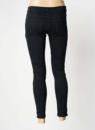Pantalon slim stretch taille normale noir LETIZ MODA femme