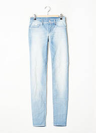 Jeans coupe slim slim taille basse bleu GAS femme