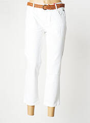 Pantalon 7/8 blanc BEST MOUNTAIN pour femme seconde vue