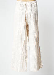 Pantalon large beige MUS & BOMBON pour femme seconde vue