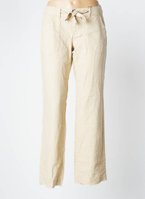Pantalon droit beige Q/S DESIGNED BY pour femme
