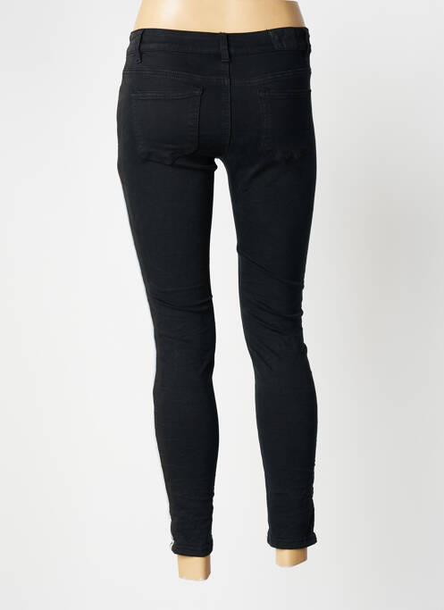 Pantalon slim noir LETIZ MODA pour femme