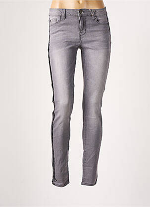 Jeans skinny gris PAKO LITTO pour femme