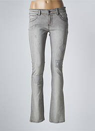 Jeans coupe slim slim taille basse gris BENCH femme