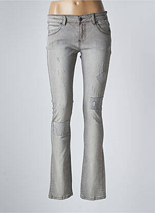 Jeans coupe slim slim taille basse gris BENCH femme