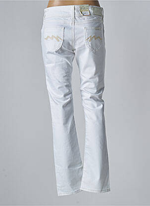 Jeans coupe slim slim taille basse blanc MUSTANG femme