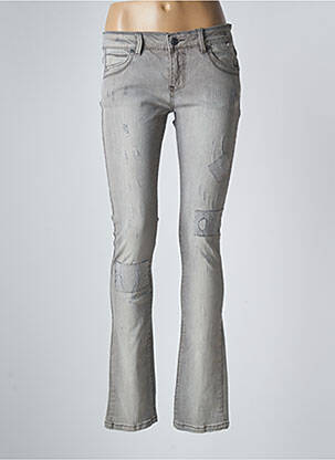 Jeans coupe slim gris BENCH pour femme