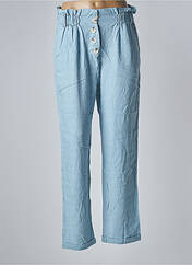 Pantalon droit bleu ORFEO pour femme seconde vue