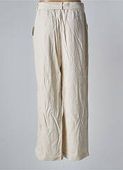 Pantalon large beige TOM TAILOR pour femme seconde vue