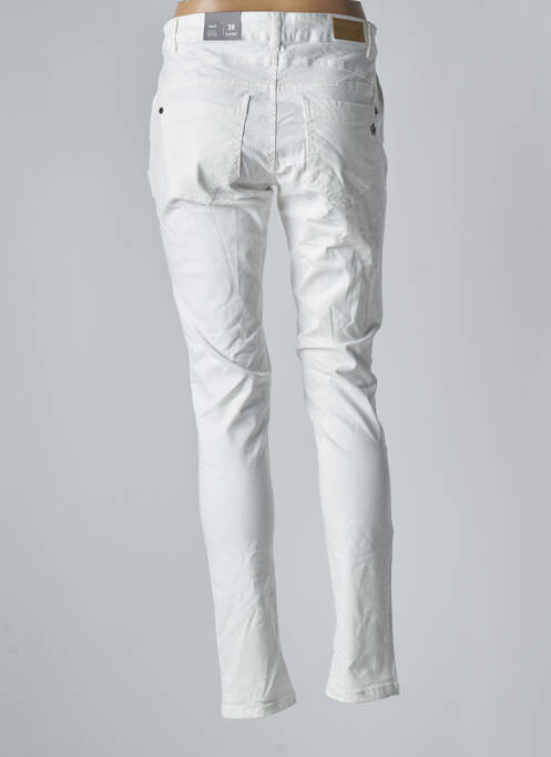 Jeans coupe slim beige FRANSA femme