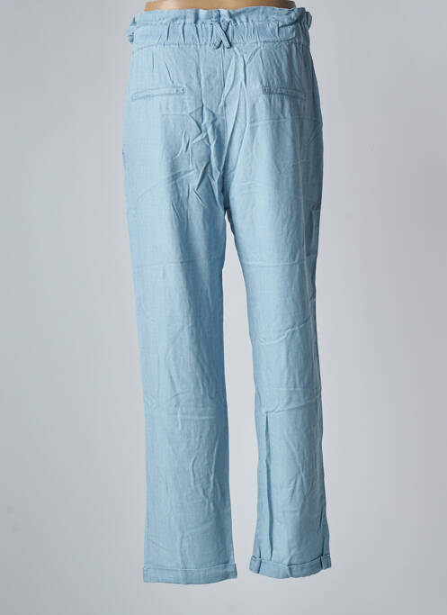 Pantalon droit bleu ORFEO pour femme