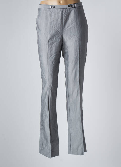 Pantalon droit gris FRANSA pour femme
