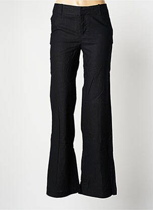 Pantalon flare taille normale taille normale noir CALLIOPE femme