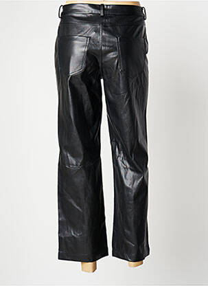 Pantalon droit stretch taille normale noir ICHI femme