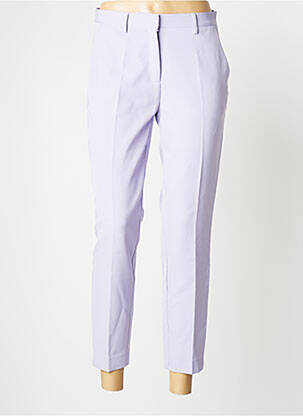 Pantalon 7/8 stretch taille normale violet ICHI femme