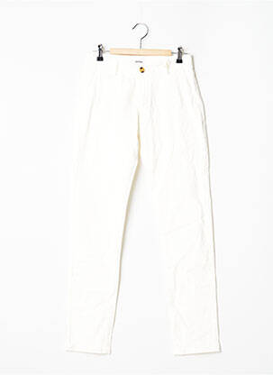 Pantalon slim stretch taille normale beige LABDIP femme