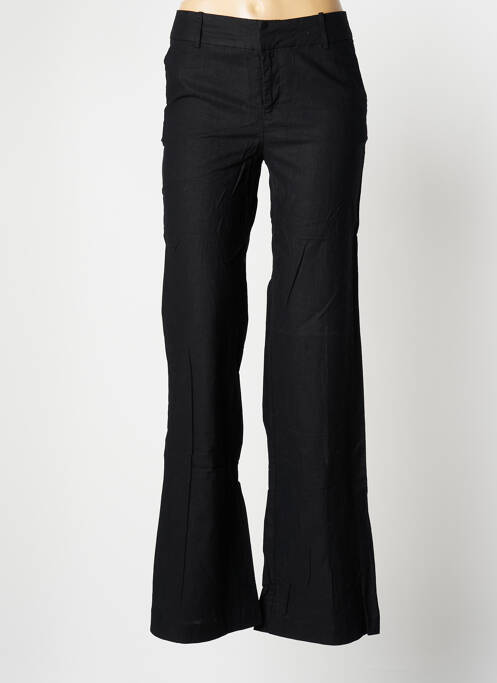 Pantalon flare taille normale taille normale noir CALLIOPE femme