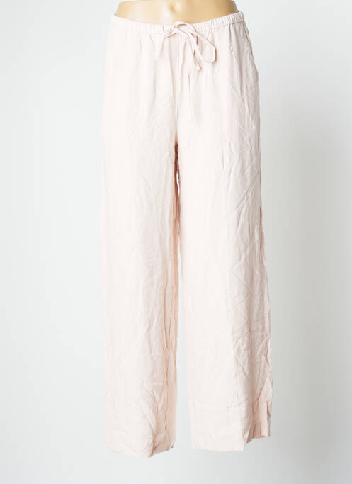 Pantalon large rose ICHI pour femme