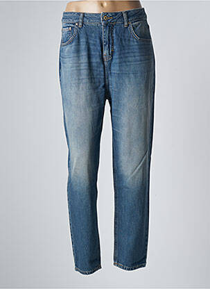 Jean coupe mom poches taille haute bleu LTB femme