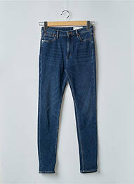 Jeans skinny taille haute taille haute bleu REIKO femme