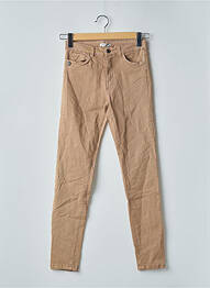 Pantalon slim skinny taille haute beige PAKO LITTO femme