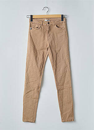 Pantalon slim skinny taille haute beige PAKO LITTO femme