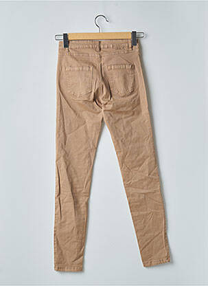 Pantalon slim taille haute taille haute beige PAKO LITTO femme
