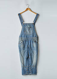 Salopette sélection denim fines bretelles bleu GAS femme