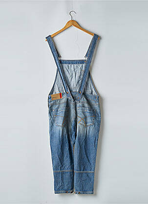 Salopette sélection denim fines bretelles bleu GAS femme