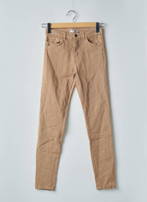 Pantalon slim skinny taille haute beige PAKO LITTO femme