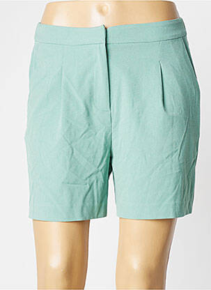 Short coupe fluide taille haute vert ICHI femme