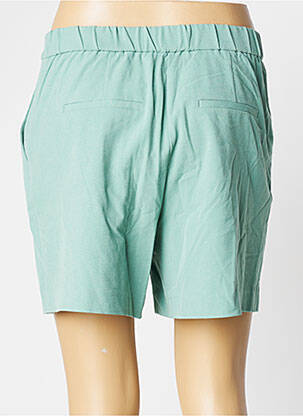 Short coupe fluide taille haute vert ICHI femme