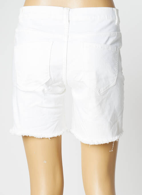 Bermuda blanc ICHI pour femme