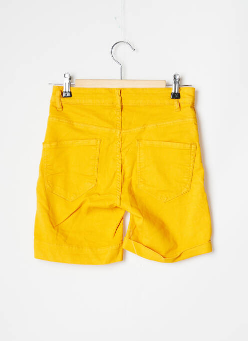 Short jaune ICHI pour femme