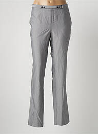 Pantalon droit stretch taille normale gris FRANSA femme