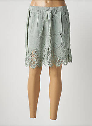 Jupe courte taille haute vert BEST MOUNTAIN femme