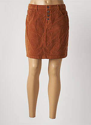 Jupe courte poches marron BEST MOUNTAIN femme