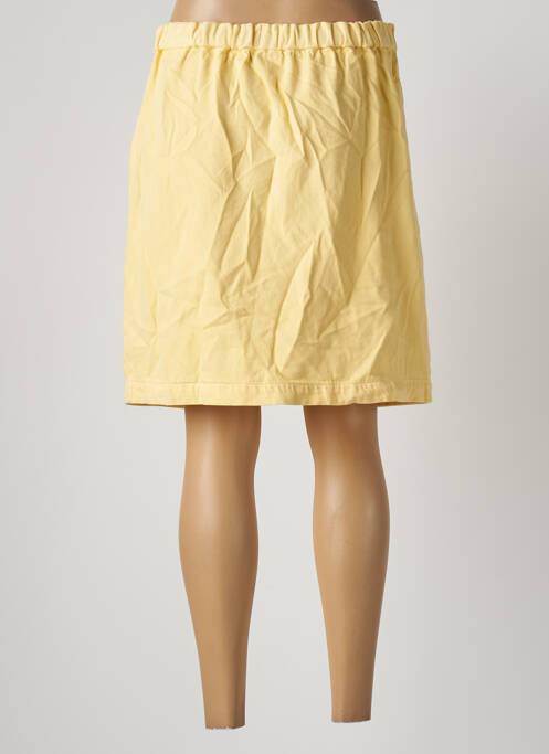 Jupe mi-longue jaune DES PETITS HAUTS pour femme