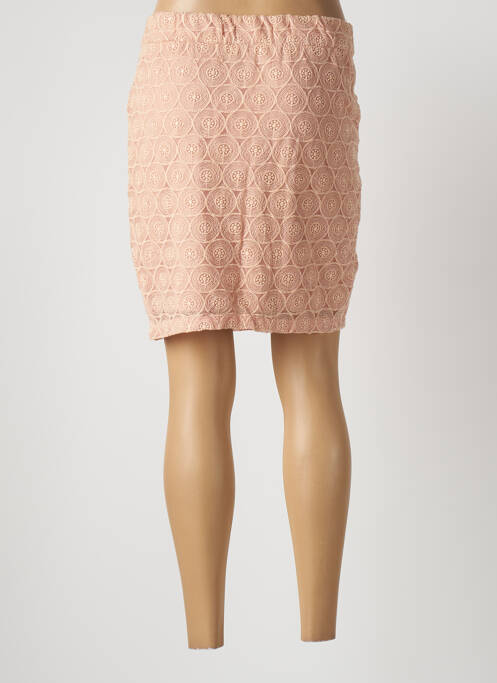 Jupe mi-longue rose ICHI pour femme