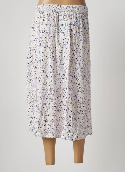 Jupe mi-longue violet ICHI pour femme