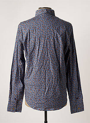 Chemise manches longues manches longues bleu RUCKFIELD homme