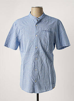 Chemise manches courtes bleu Q/S DESIGNED BY pour homme