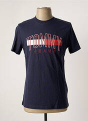 T-shirt bleu TOMMY HILFIGER pour homme seconde vue