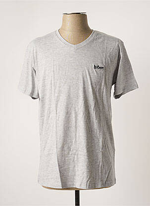 T-shirt gris LEE COOPER pour homme