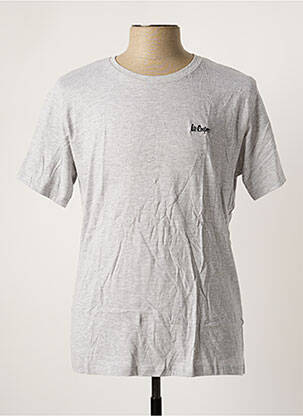T-shirt gris LEE COOPER pour homme