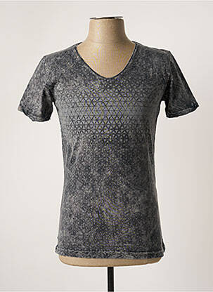 T-shirt gris TAZZIO pour homme