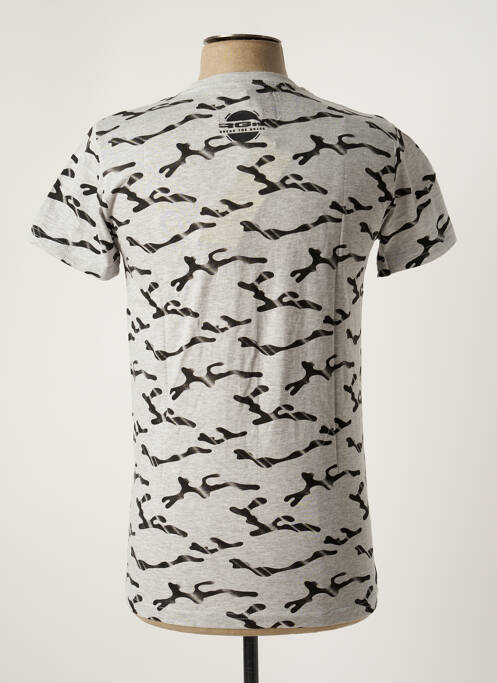 T-shirt tissage chiné manches courtes gris RG512 homme