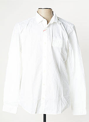 Chemise manches longues blanc S.OLIVER pour homme