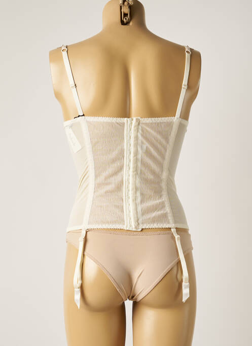 Guêpière/Porte-jarretelle beige AUBADE pour femme