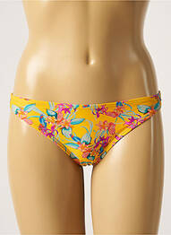 Bas de maillot de bain imprimé fleurs culotte jaune SUN PROJECT femme